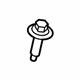 Mitsubishi MD194046 Air Cleaner Body Bolt