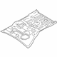 Mitsubishi 5251B682 Rear Floor Pan