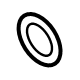 Mitsubishi MF660036 Plug Gasket, Aluminium
