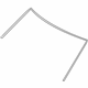 Mitsubishi 6107A041 Windshield Molding