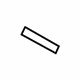 Mitsubishi MR598518 Lift Gate Glass Pin, Driver Side
