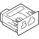 Mitsubishi 8638A603 USB Port