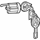 Mitsubishi 6370B848 Ignition Lock Cylinder