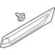 Mitsubishi 82870W020P Lower Molding, Passenger Side Black Textured