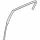 Mitsubishi 5735A415 Run Weatherstrip, Driver Side