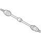 Mitsubishi 3815A423 Axle Assembly, Driver Side
