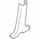 Mitsubishi MR627160 Lower Center Pillar Trim, Driver Side Dark Gray