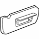 Mitsubishi 7620A151HB Sunvisor, Driver Side Gray