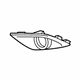 Mitsubishi 6400K791 Fog Lamp Bezel, Driver Side