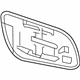 Mitsubishi 7632A635 Mirror Glass, Driver Side
