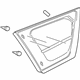Mitsubishi 6121A021 Quarter Glass, Driver Side