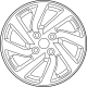 Mitsubishi 4250D417 Wheel, Alloy