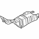 Mitsubishi 5374A103 Center Shield, Front
