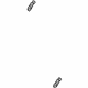 Mitsubishi MR574792 Drip Molding Clip