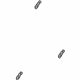Mitsubishi MR574925 Drip Molding Clip