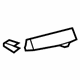 Mitsubishi 8002A191HD Lower Molding, Driver Side Silver