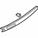 Mitsubishi 8002A196HD Lower Molding, Passenger Side Silver