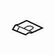 Mitsubishi 6977A269 Anchor Cover, Driver Side