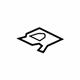 Mitsubishi 6977A270 Anchor Cover, Passenger Side