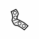 Mitsubishi MR599439 Support Cylinder Lower Bracket, Driver Side