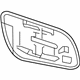 Mitsubishi 7632B327 Mirror Glass, Driver Side