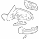 Mitsubishi 7632C367 Mirror Assembly, Driver Side