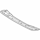 Mitsubishi 6405A329HA Extension Panel Silver