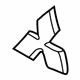 Mitsubishi MR971392 Emblem