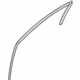 Mitsubishi 5705A575 Run Weatherstrip, Driver Side