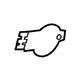 Mitsubishi 5715A547 Latch Cover, Driver Side