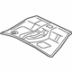 Mitsubishi 5251A835 Floor Pan