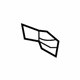 Mitsubishi 5301D050 Lower Panel, Passenger Side