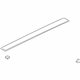 Mitsubishi 6515A037HA Roof Molding Silver