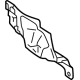 Mitsubishi 6320A673 Insulation, Driver Side