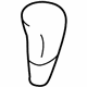 Mitsubishi 2410A054XA Shift Knob