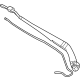 Mitsubishi 28880W080P Front Arm, Driver Side
