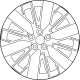 Mitsubishi 40300WM60P Wheel, Alloy