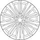 Mitsubishi 4250G125 Wheel, Alloy