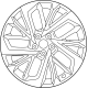 Mitsubishi 4250G022 Wheel, Alloy
