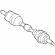 Mitsubishi 3815B263 Axle Assembly, Driver Side