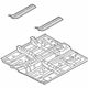 Mitsubishi 5251C643 Front Floor Pan