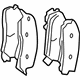 Mitsubishi 4605B927 Brake Pads