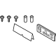 Mitsubishi 6430A402 License Mount