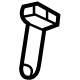 Mitsubishi 6971A733XA Headrest Guide