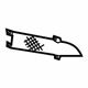 Mitsubishi MN126773 Lower Grille, Driver Side