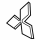 Mitsubishi MN126476 Emblem