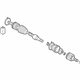 Mitsubishi 3815A043 Axle Assembly, Driver Side