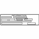 Mitsubishi MN101676 Tire Info Label