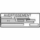Mitsubishi 4625A322 Air Bag Label