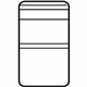 Mitsubishi 7430A480 Air Bag Label
